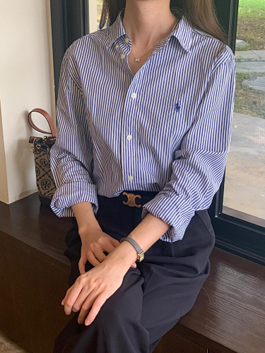 Ralph Lauren Striped Cotton Shirt · A2418