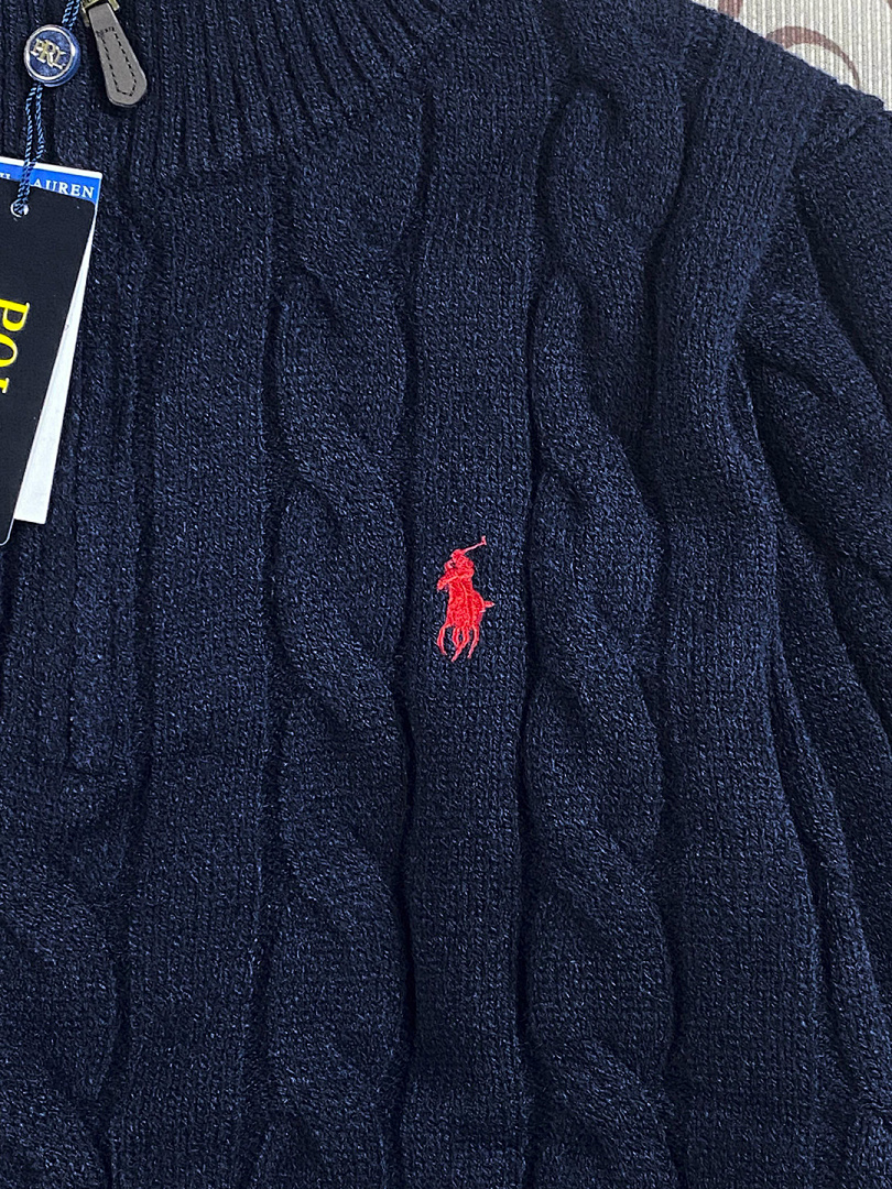 Ralph Lauren Cable-Knit Quarter-Zip Sweater · A2520 — תמונה 18