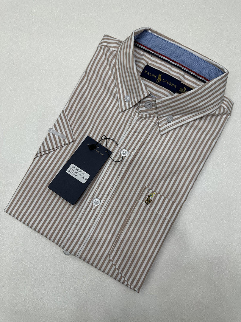 Tommy Hilfiger Short-Sleeve Striped Oxford Shirt · A1883 — תמונה 9