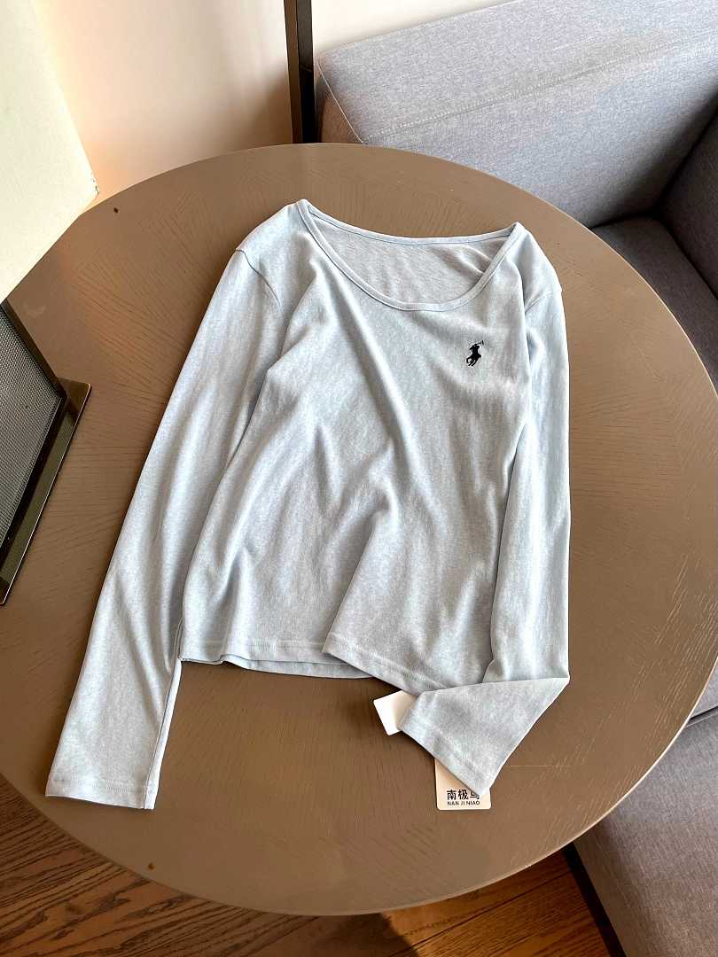 Ralph Lauren Shrunken Fit Jersey Long-Sleeve Tee · A3136 — תמונה 62