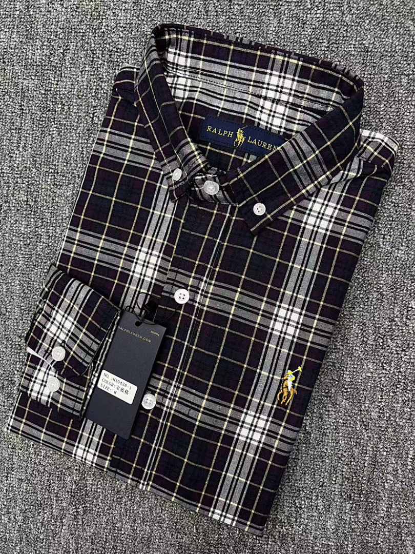 Ralph Lauren Classic Fit Plaid Flannel Shirt · A2640 — תמונה 27