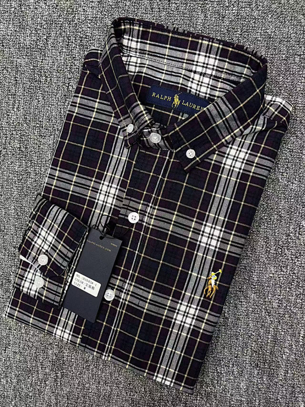 Ralph Lauren Classic Fit Plaid Flannel Shirt · A2640 — תמונה 28