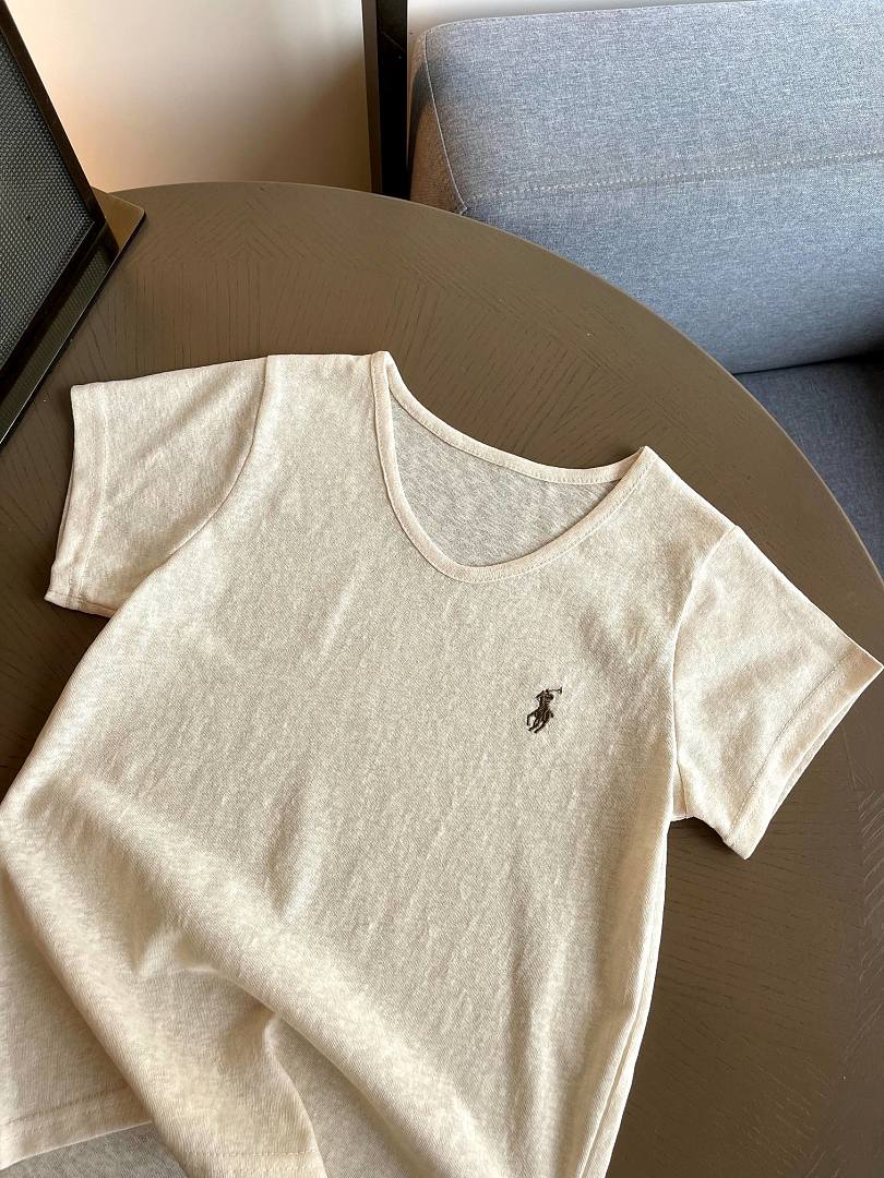 Ralph Lauren Shrunken Fit Jersey Long-Sleeve Tee · A3136 — תמונה 34