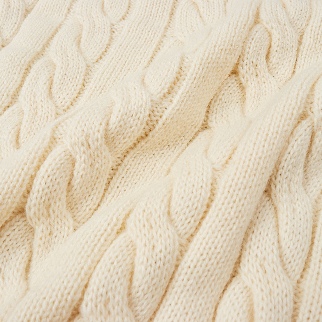 Ralph Lauren Cable Knit Quarter Zip Pullover · A3425 — תמונה 6