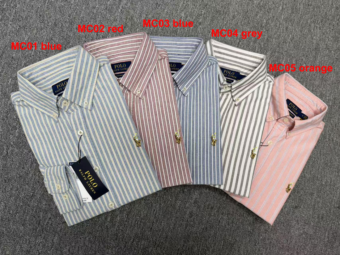 Ralph Lauren Striped Oxford Shirt · A3439 — תמונה 3