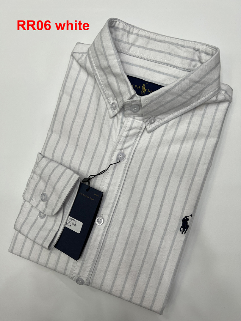 Ralph Lauren Striped Oxford Shirt · A2308