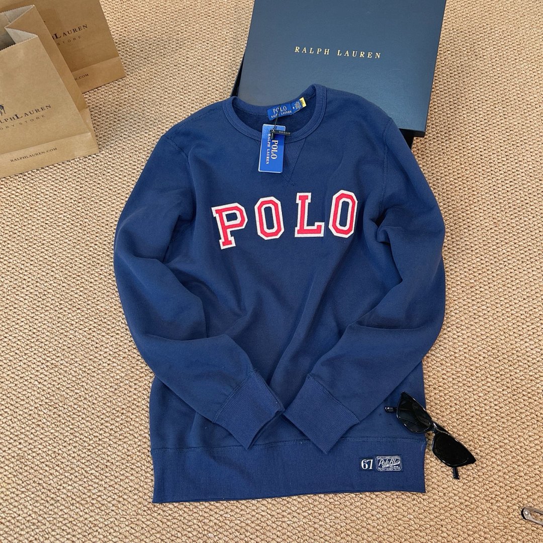 Ralph Lauren Logo Fleece Sweatshirt · A2910 — תמונה 14