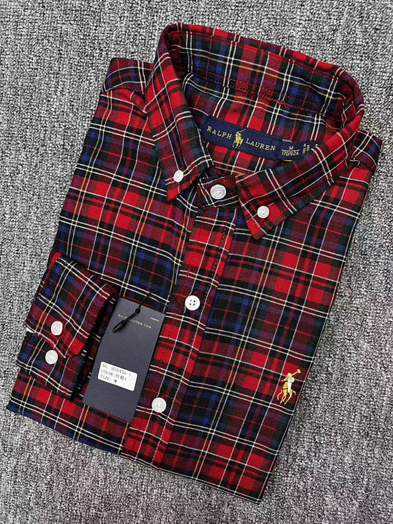 Ralph Lauren Classic Fit Plaid Flannel Shirt · A2640 — תמונה 31