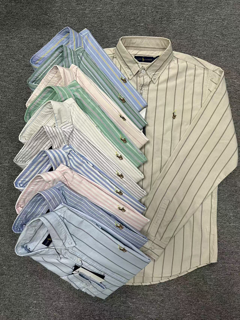 Ralph Lauren Striped Oxford Shirt · A2994