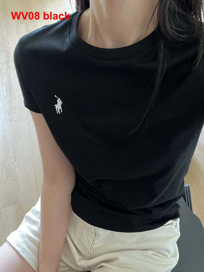 Ralph Lauren Cotton Jersey V-Neck Tee · A2187 — תמונה 2