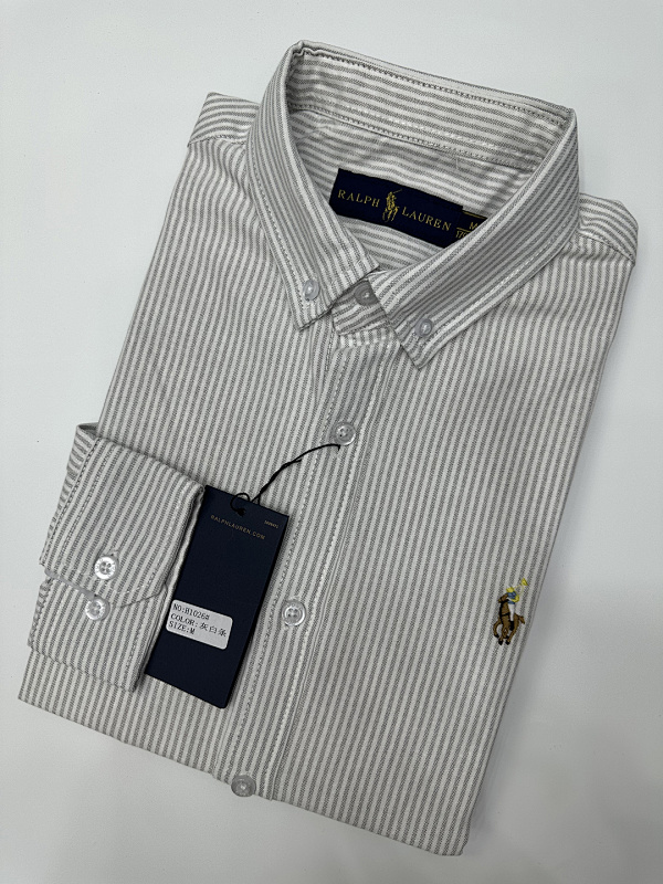 Ralph Lauren Classic Fit Striped Oxford Shirt · A1989 — תמונה 19