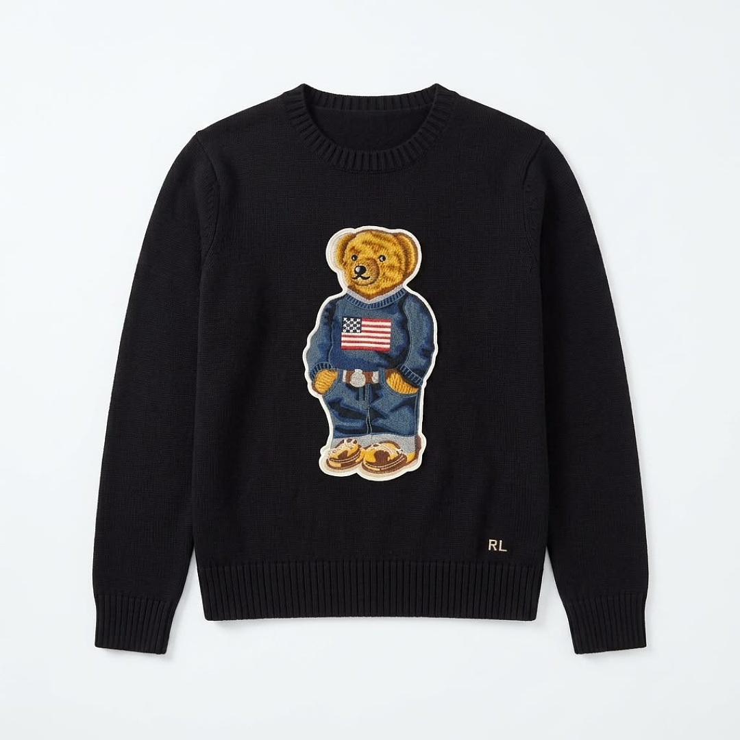 Ralph Lauren Polo Bear Cotton Crewneck Sweater · A3396 — תמונה 30