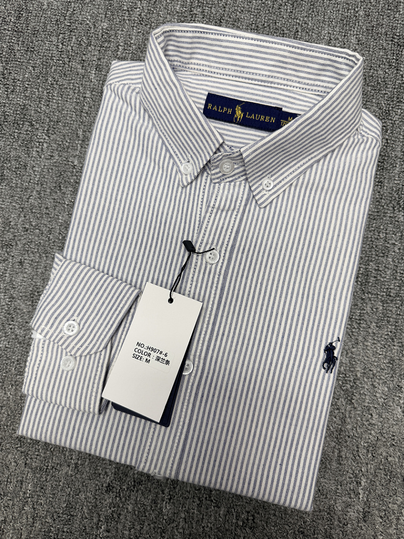Ralph Lauren Striped Oxford Shirt · A3172 — תמונה 28
