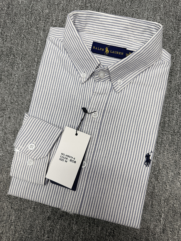 Ralph Lauren Striped Oxford Shirt · A3172 — תמונה 29