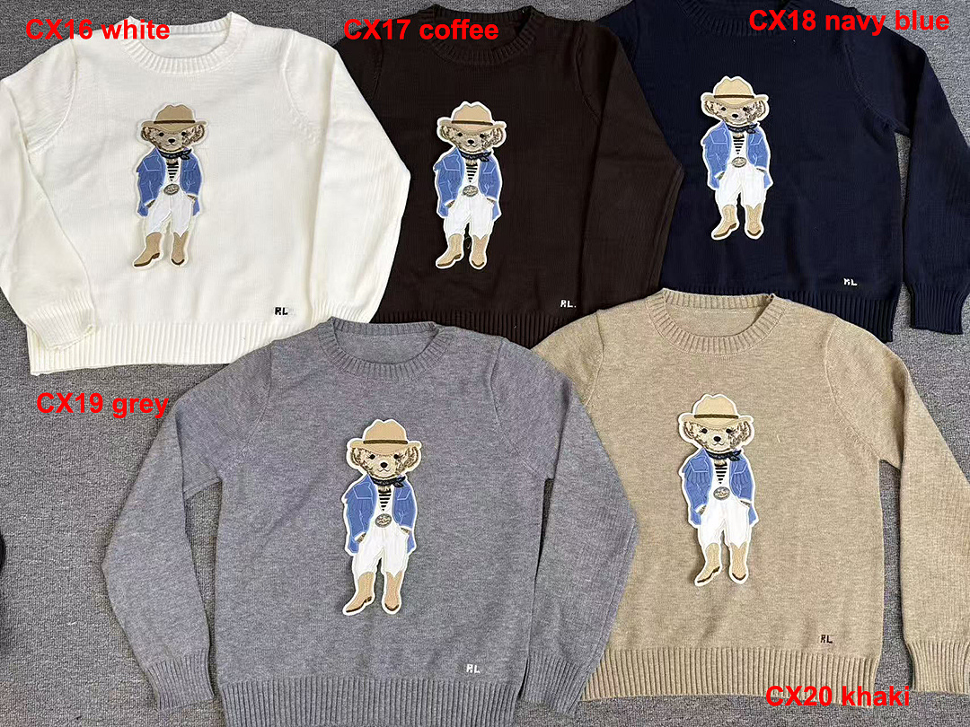 Ralph Lauren Polo Bear Cotton Crewneck Sweater · A3396 — תמונה 90