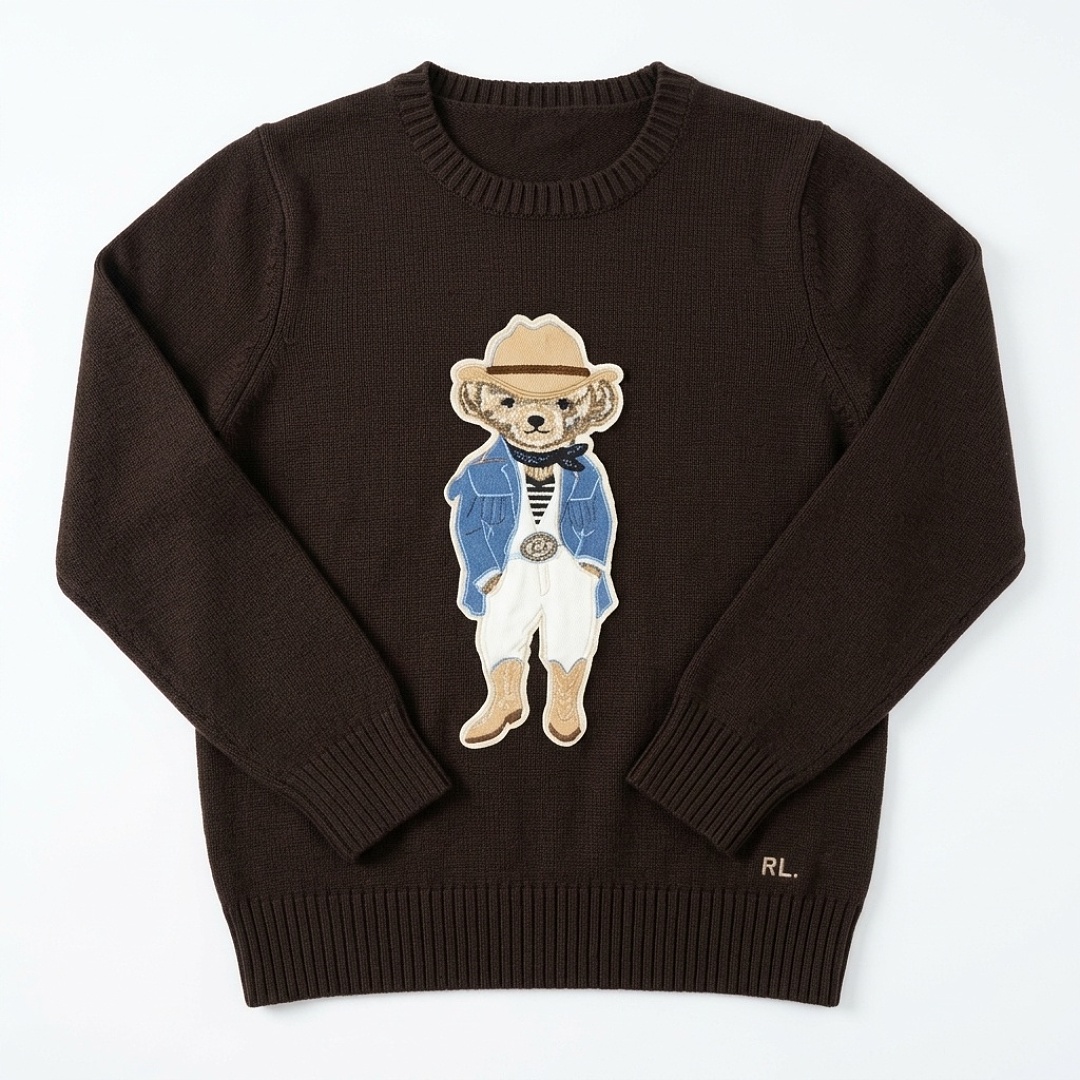 Ralph Lauren Polo Bear Cotton Crewneck Sweater · A3396 — תמונה 55