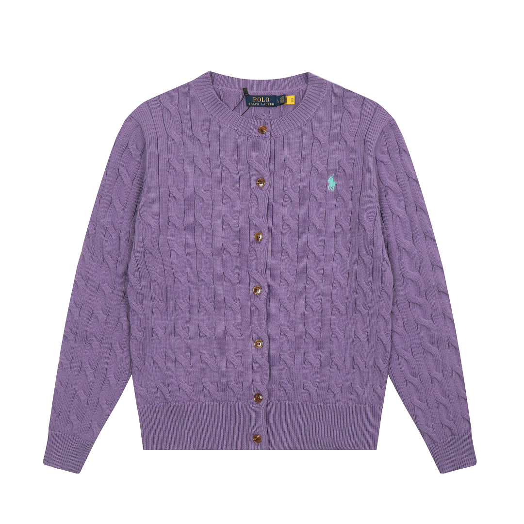 Ralph Lauren Cable Knit Cotton Cardigan · A3415 — תמונה 24