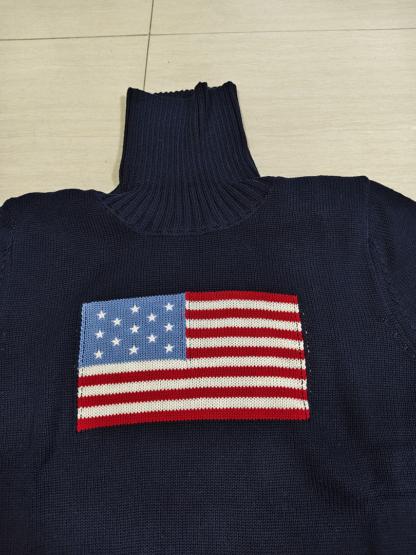 Ralph Lauren Flag Turtleneck Sweater · A2931 — תמונה 7