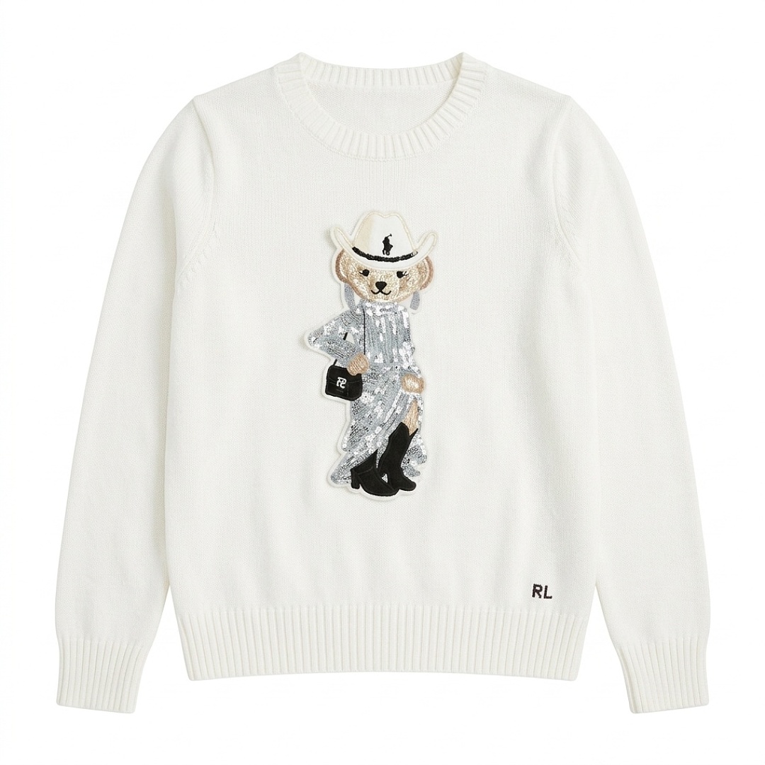 Ralph Lauren Polo Bear Cotton Crewneck Sweater · A3396 — תמונה 48