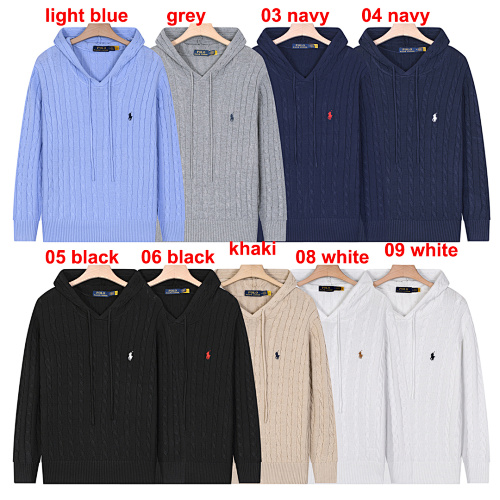 Polo Ralph Lauren Cable Knit Hoodie · A2618