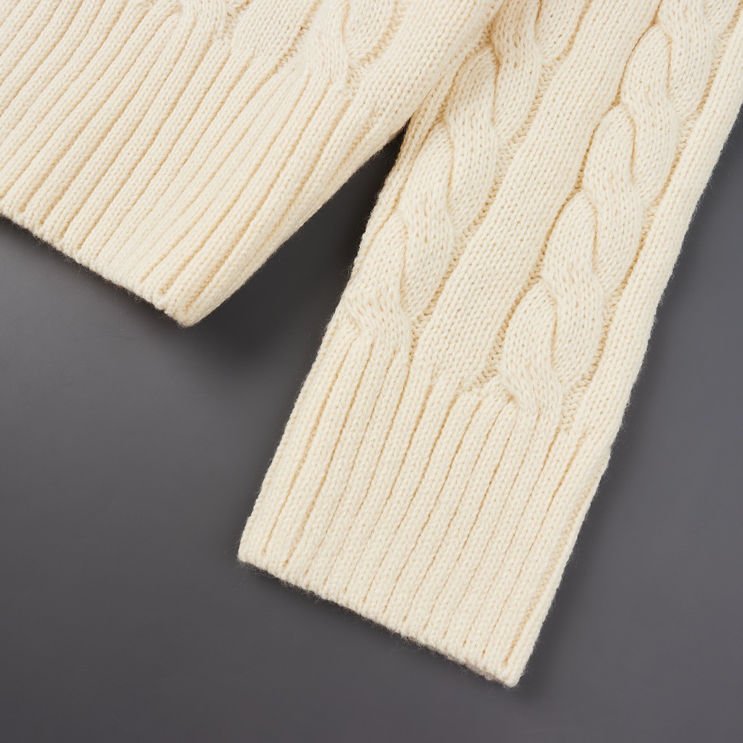 Ralph Lauren Cable Knit Quarter Zip Pullover · A3425 — תמונה 15