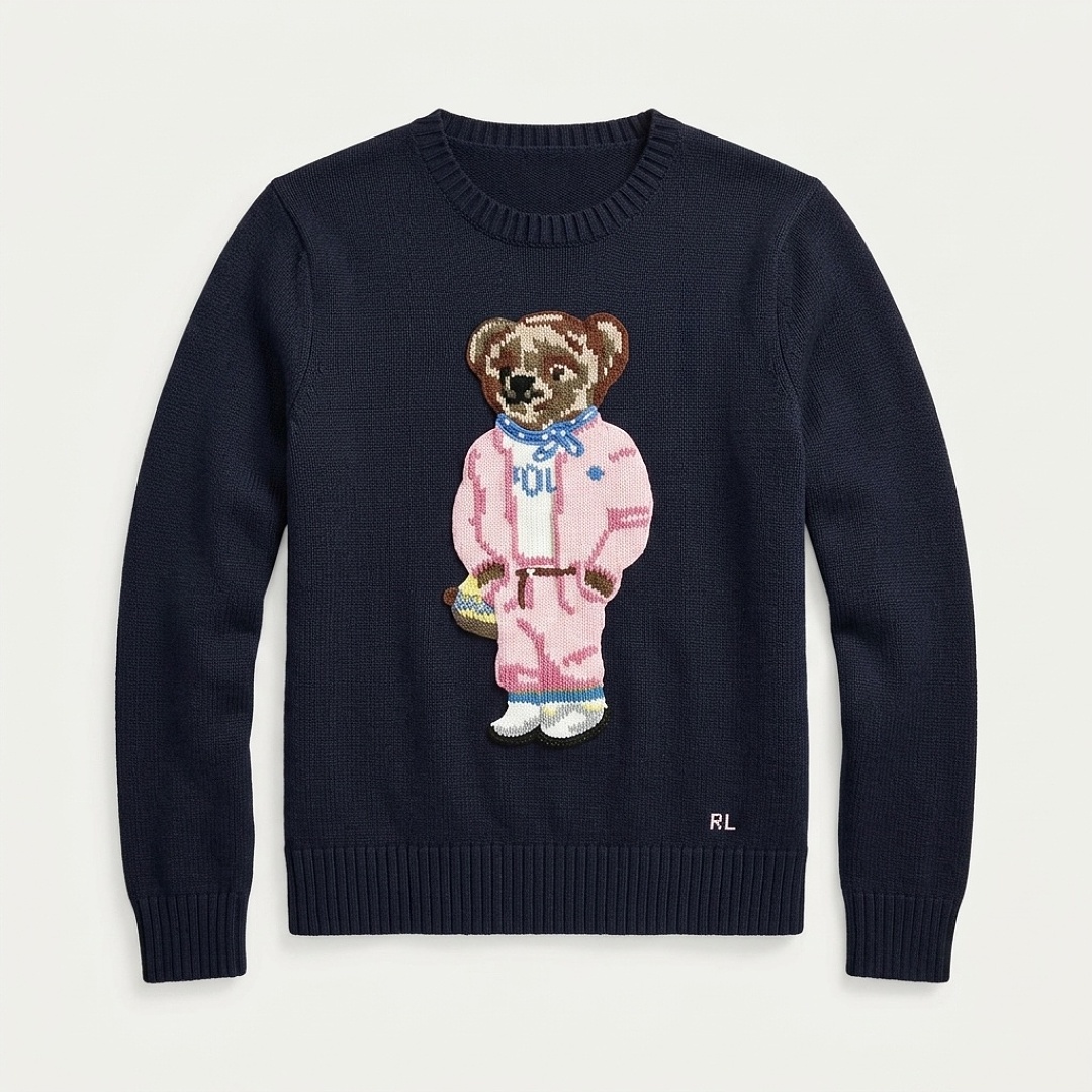 Ralph Lauren Polo Bear Cotton Crewneck Sweater · A3396 — תמונה 4