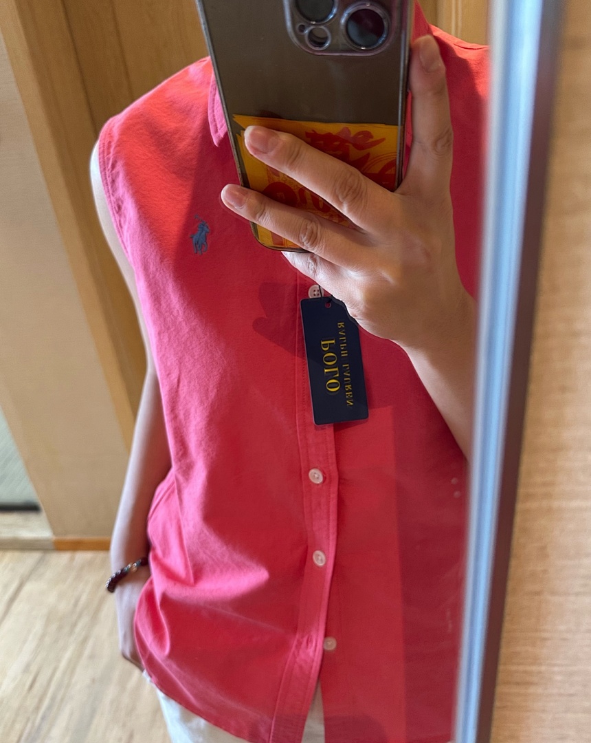 Ralph Lauren Sleeveless Oxford Shirt · A2259 — תמונה 24