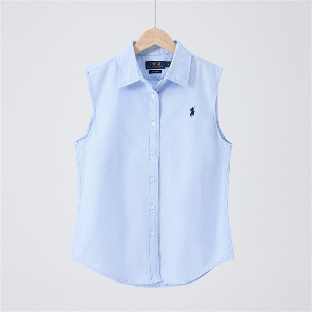 Ralph Lauren Sleeveless Oxford Shirt · A1576 — תמונה 14