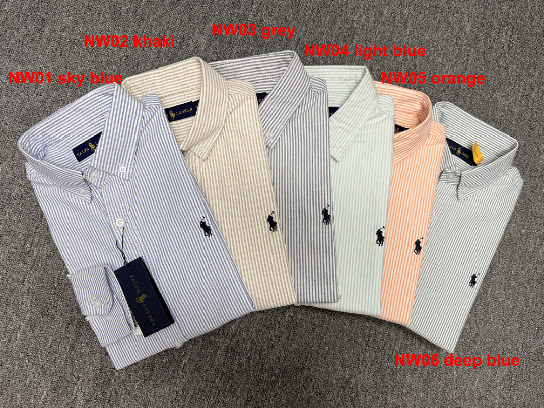 Ralph Lauren Striped Oxford Shirt · A3172 — תמונה 3