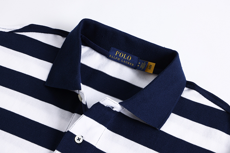 Ralph Lauren Classic Fit Striped Mesh Polo · A2375 — תמונה 20