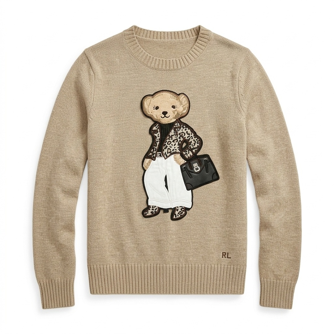 Ralph Lauren Polo Bear Cotton Crewneck Sweater · A3396 — תמונה 24