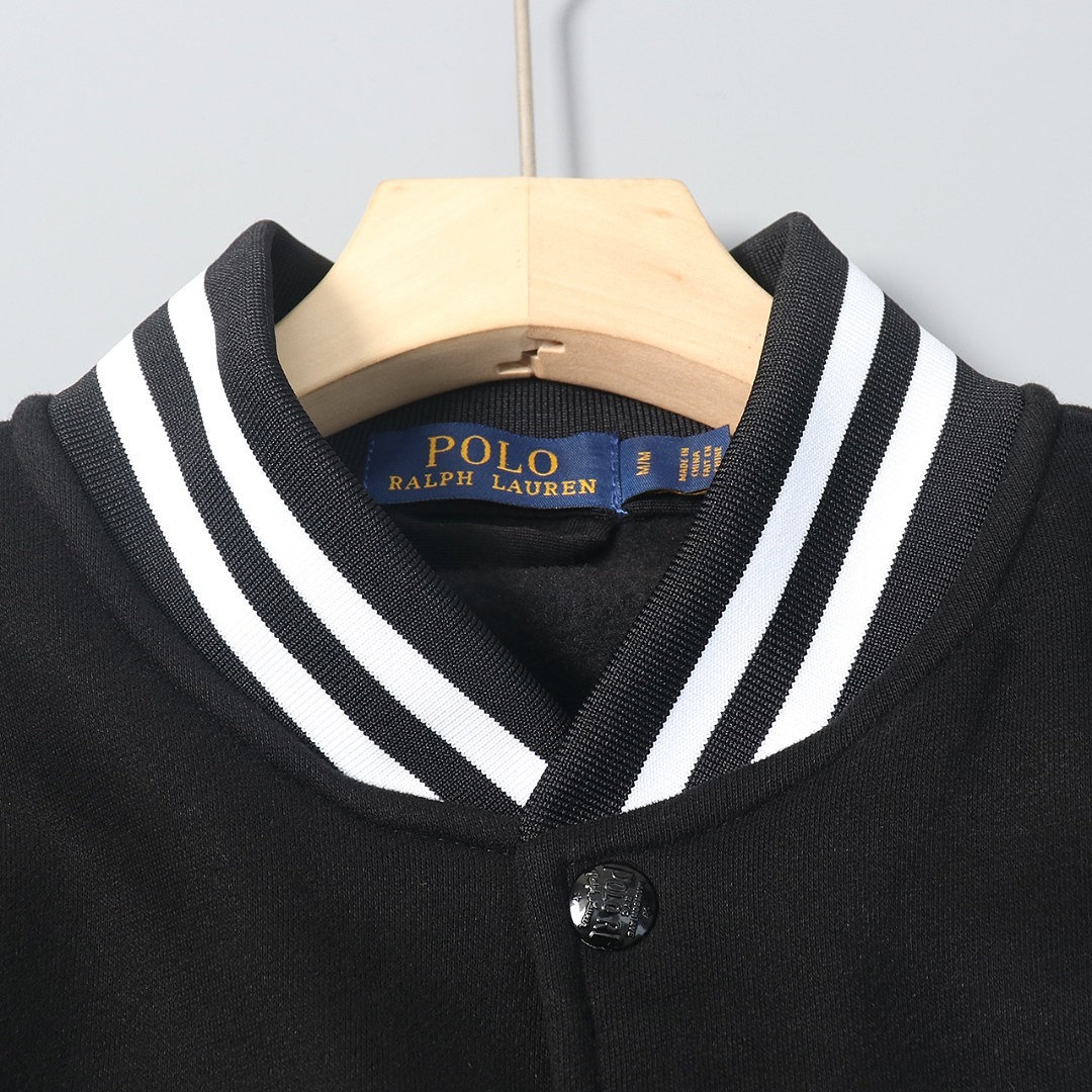 Polo Ralph Lauren Big Pony Fleece Baseball Jacket · A3341 — תמונה 10