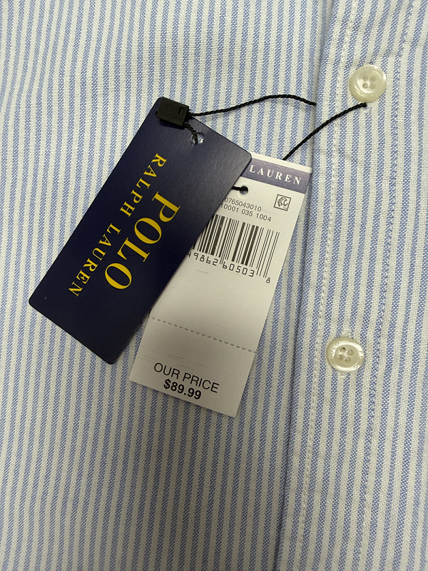 Ralph Lauren Classic Fit Striped Oxford Shirt · A3277 — תמונה 11
