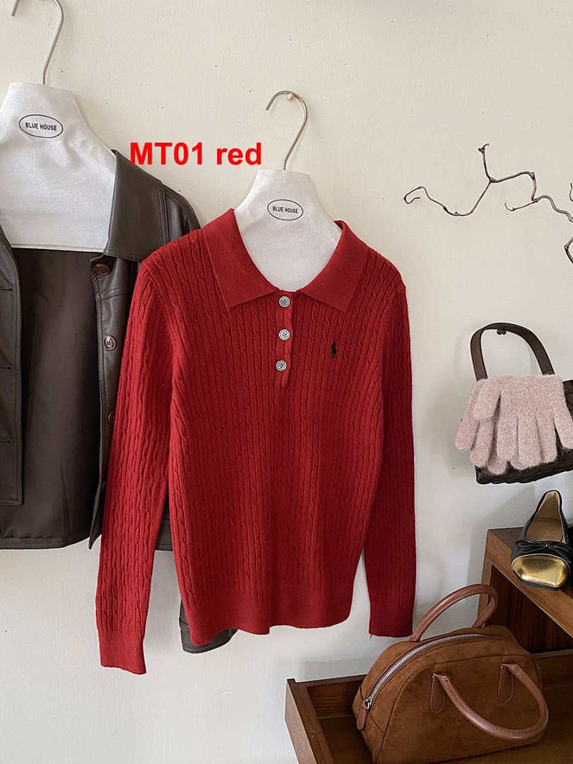 Ralph Lauren Cable-Knit Polo Sweater · A2356 — תמונה 18