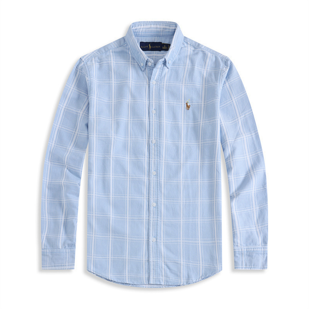 Ralph Lauren Classic-Fit Plaid Button-Down Cotton Shirt · A2862 — תמונה 18