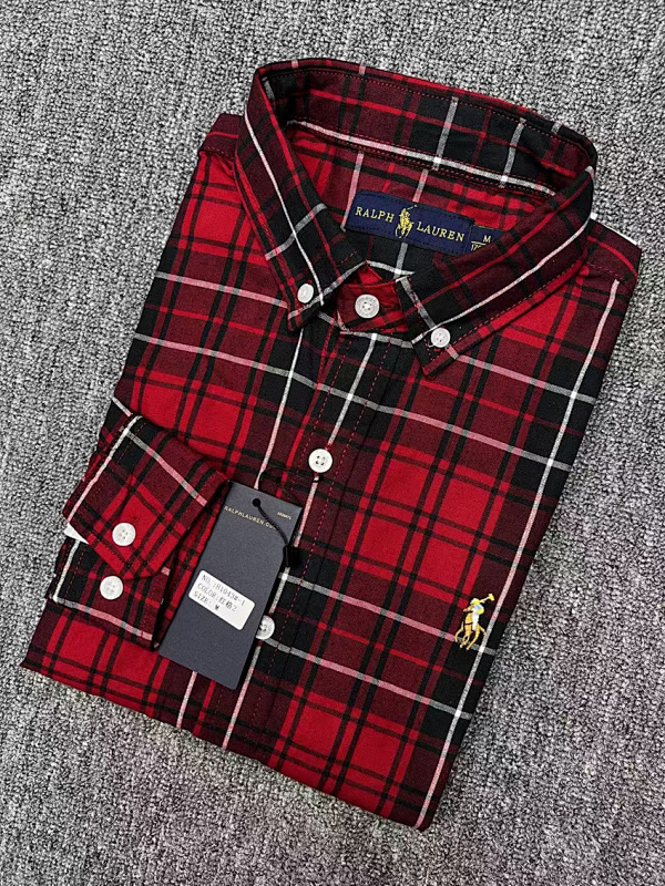 Ralph Lauren Classic Fit Plaid Flannel Shirt · A2640 — תמונה 34
