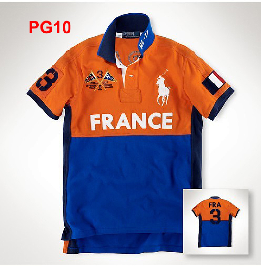 Ralph Lauren Mexico Color Block Pique Polo · A2437 — תמונה 8