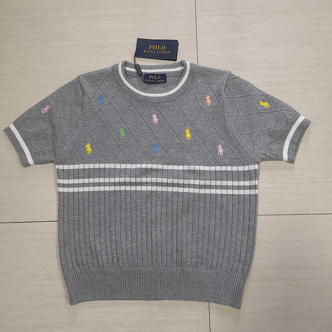 Ralph Lauren Multicolor Pony Knit Top · A2380 — תמונה 8