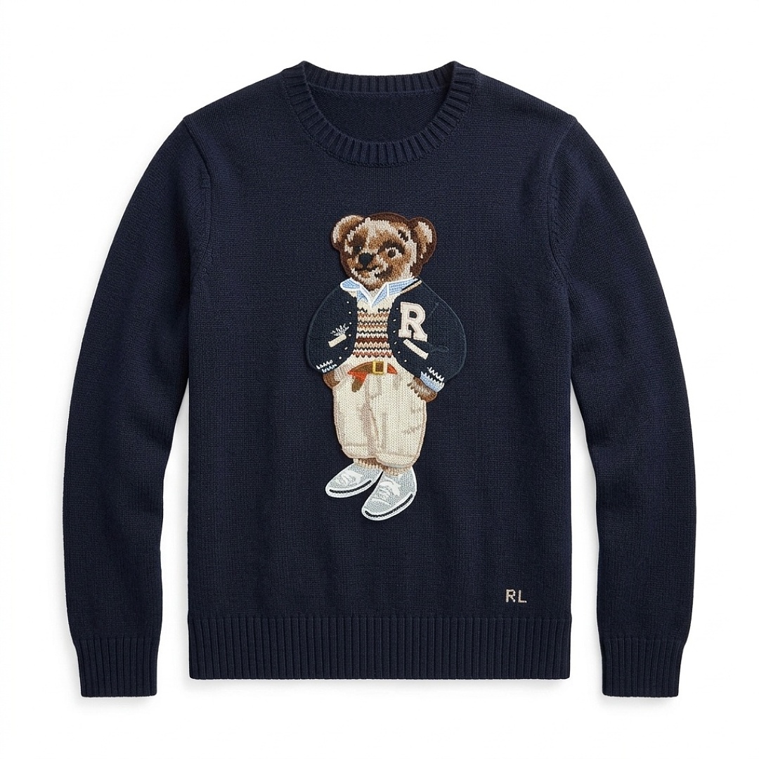 Ralph Lauren Polo Bear Cotton Crewneck Sweater · A3396 — תמונה 58