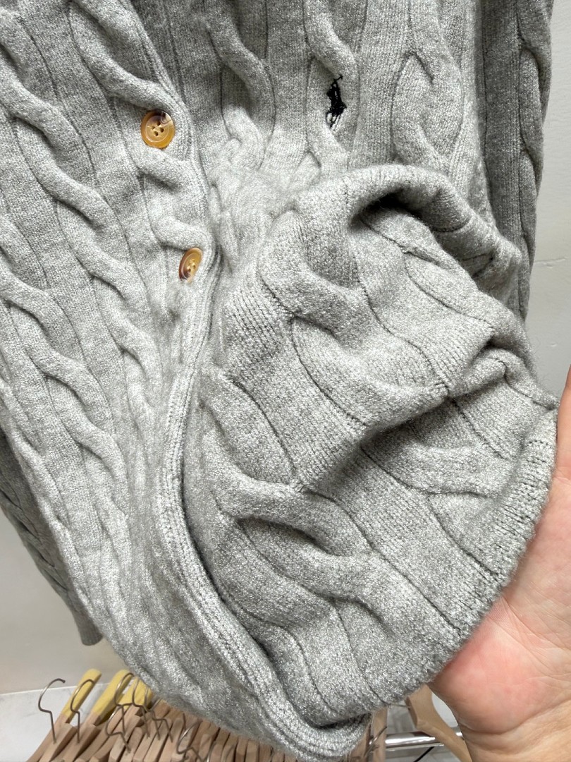 Ralph Lauren Cable-Knit Wool-Cashmere Cardigan · A3364 — תמונה 10