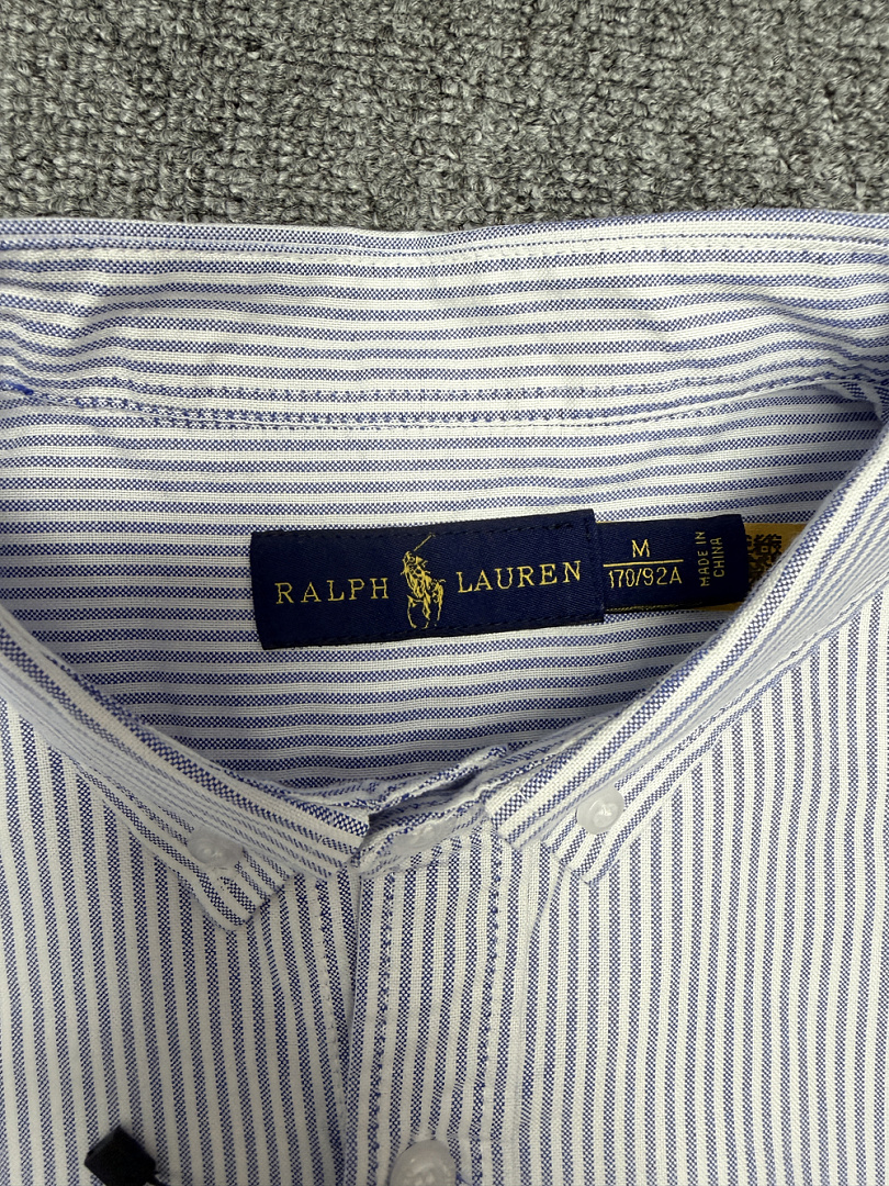 Ralph Lauren Striped Oxford Shirt · A3172 — תמונה 8