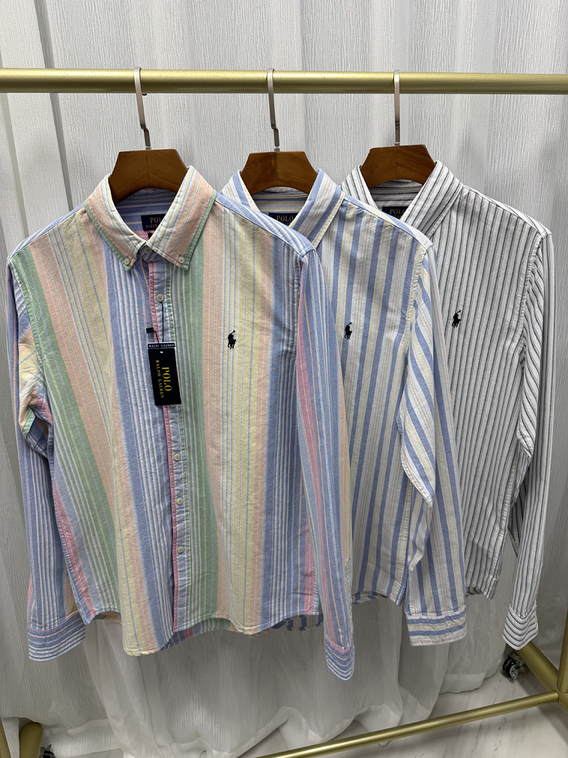 Ralph Lauren Classic Fit Striped Oxford Shirt · A3436 — תמונה 33