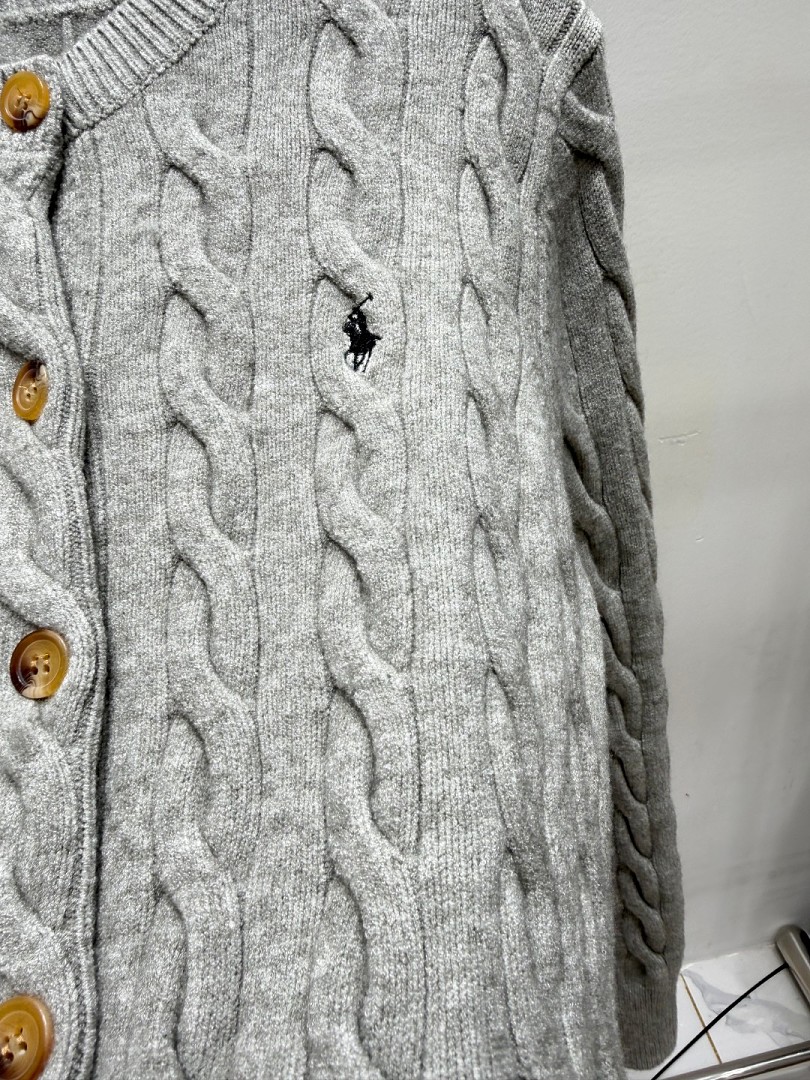 Ralph Lauren Cable-Knit Wool-Cashmere Cardigan · A3364 — תמונה 3