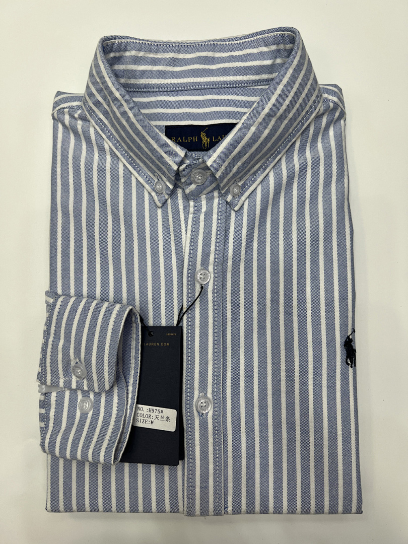 Ralph Lauren Striped Oxford Shirt · A2308 — תמונה 10