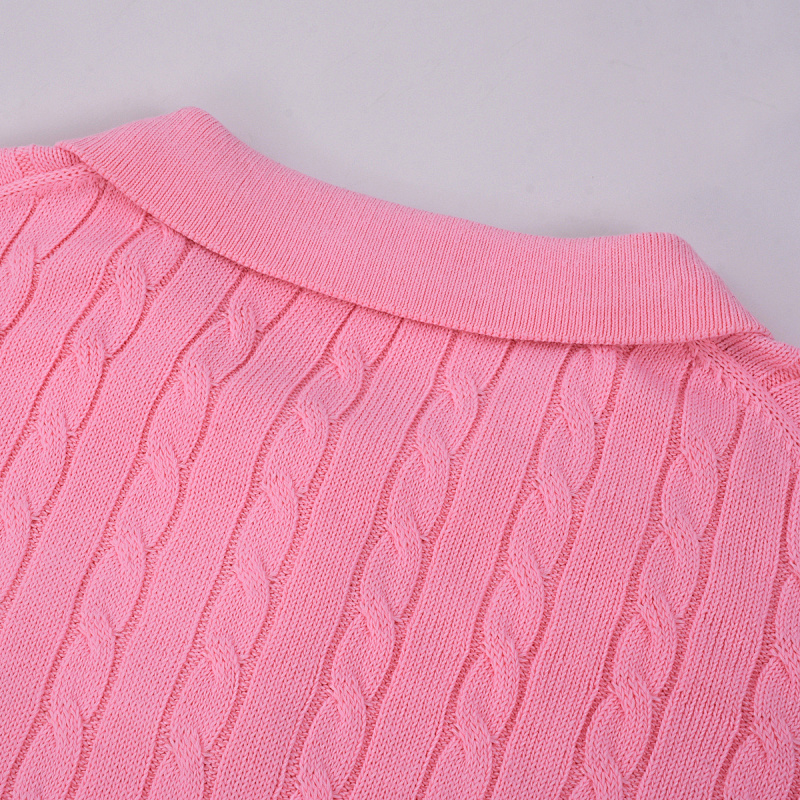 Ralph Lauren Cable-Knit Cotton Polo Sweater · A2569 — תמונה 26