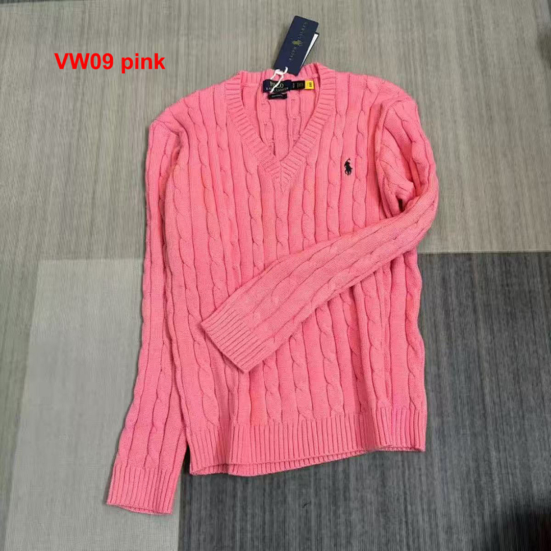 Ralph Lauren Cable-Knit Cotton V-Neck Sweater · A2865 — תמונה 2