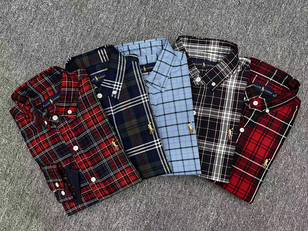 Ralph Lauren Classic Fit Plaid Flannel Shirt · A2640 — תמונה 37
