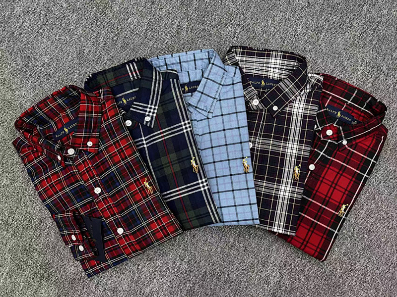 Ralph Lauren Classic Fit Plaid Flannel Shirt · A2640 — תמונה 38