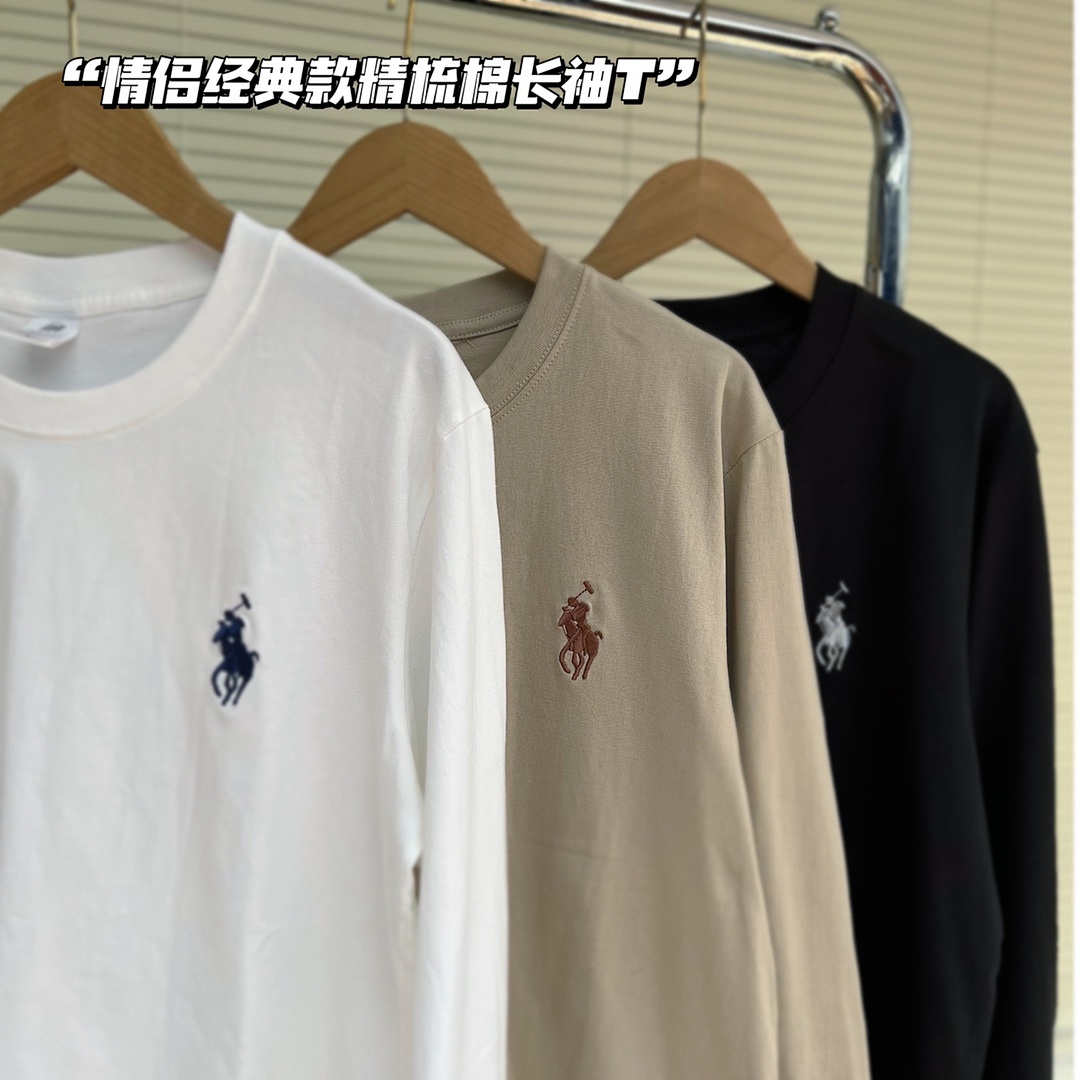 Polo Ralph Lauren Cotton Jersey Long Sleeve T-Shirt · A2712 — תמונה 9