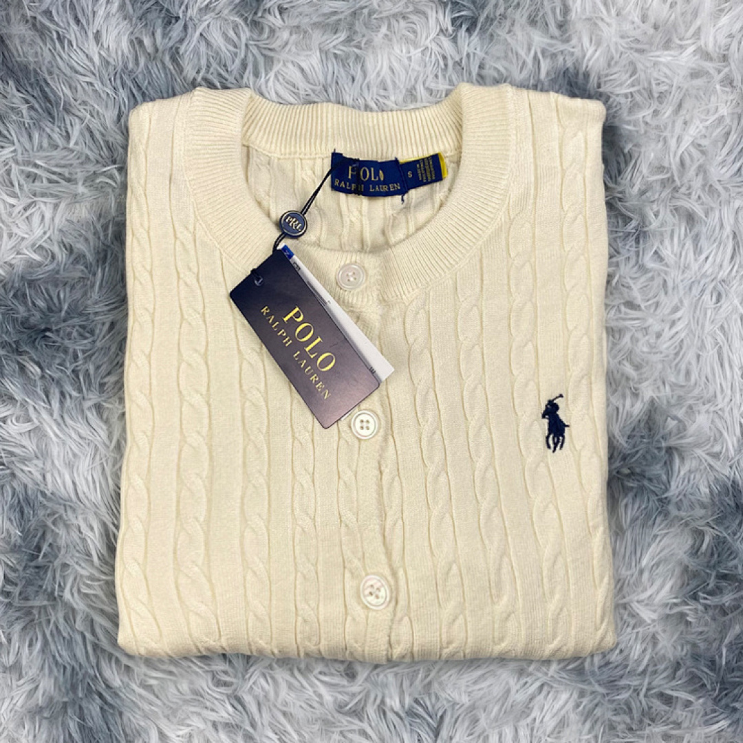 Polo Ralph Lauren Cable-Knit Cotton Cardigan · A2615 — תמונה 16